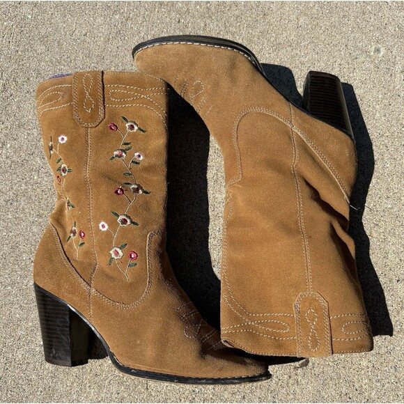 Anthropologie Shoes - Anthropology Seychelles Western Boots Womens Sz 8 Embroidered Cowgirl Festival